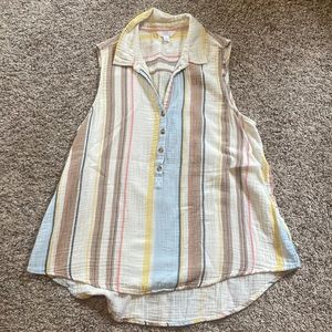 Time And Tru Stripe Tank